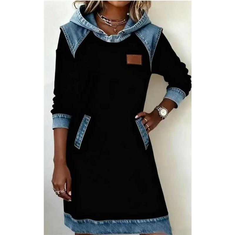 DICIFY Women's Fashion Autumn Winter Long Sleeve Casual Dresses