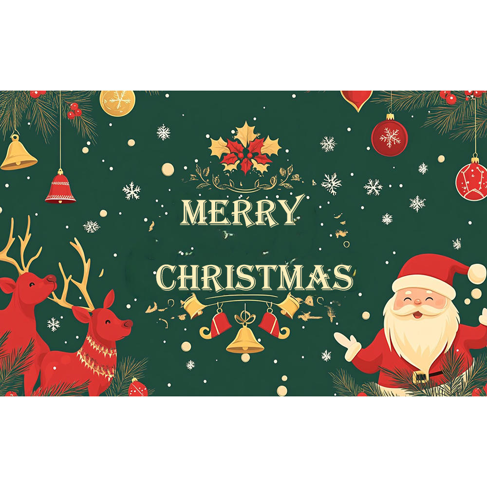 Merry Christmas Banne Christmas Decoraton Merry Christmas Santa Claus Banner Home Decoraton Background Xmas Party New Year Decor
