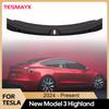 AABLU1 For New Model 3 Highland 2024 2025 Trunk Threshold Strip TPE or Metal Back Sill Anti Scratch Protection Lid