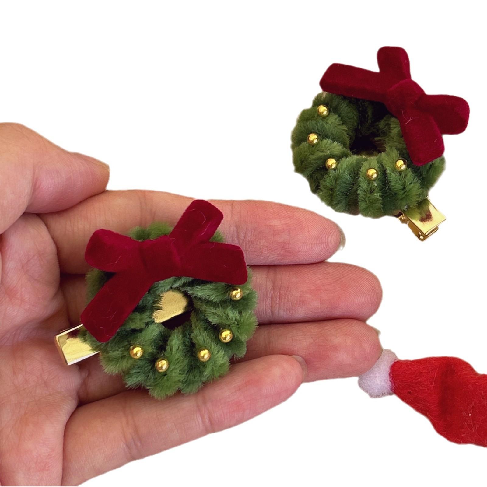 

Новый Милый Креативный личностный Рождественский Подарок бант Аксессуары для волос Заколка Студенческая Бижутерия Заколка