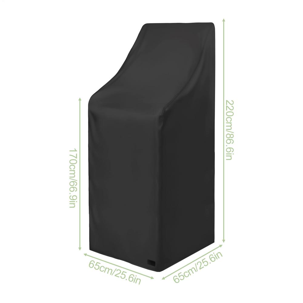 Outdoor Patio Chair Covers UV Resistant Waterproof Heavy Duty Furniture Protection Deck Porch Chair Cover for Balcony Lawn