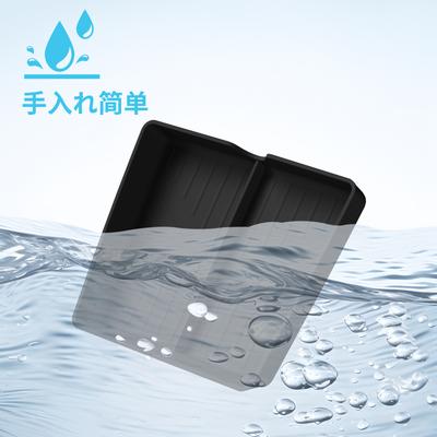 For Toyota Aqua 2021-2025 Center Console Storage Box Car Central Tray Silicone Organizer Accessories Tidying Black