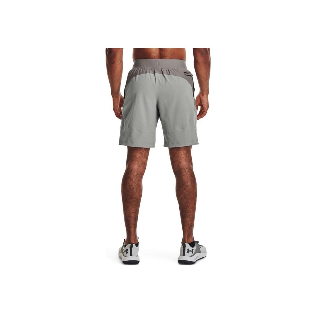 Under Armour Unstoppable Hybrid Color Block Mid-Rise Slim Fit Sports Shorts Men shorts Light-Gray 1373780-294
