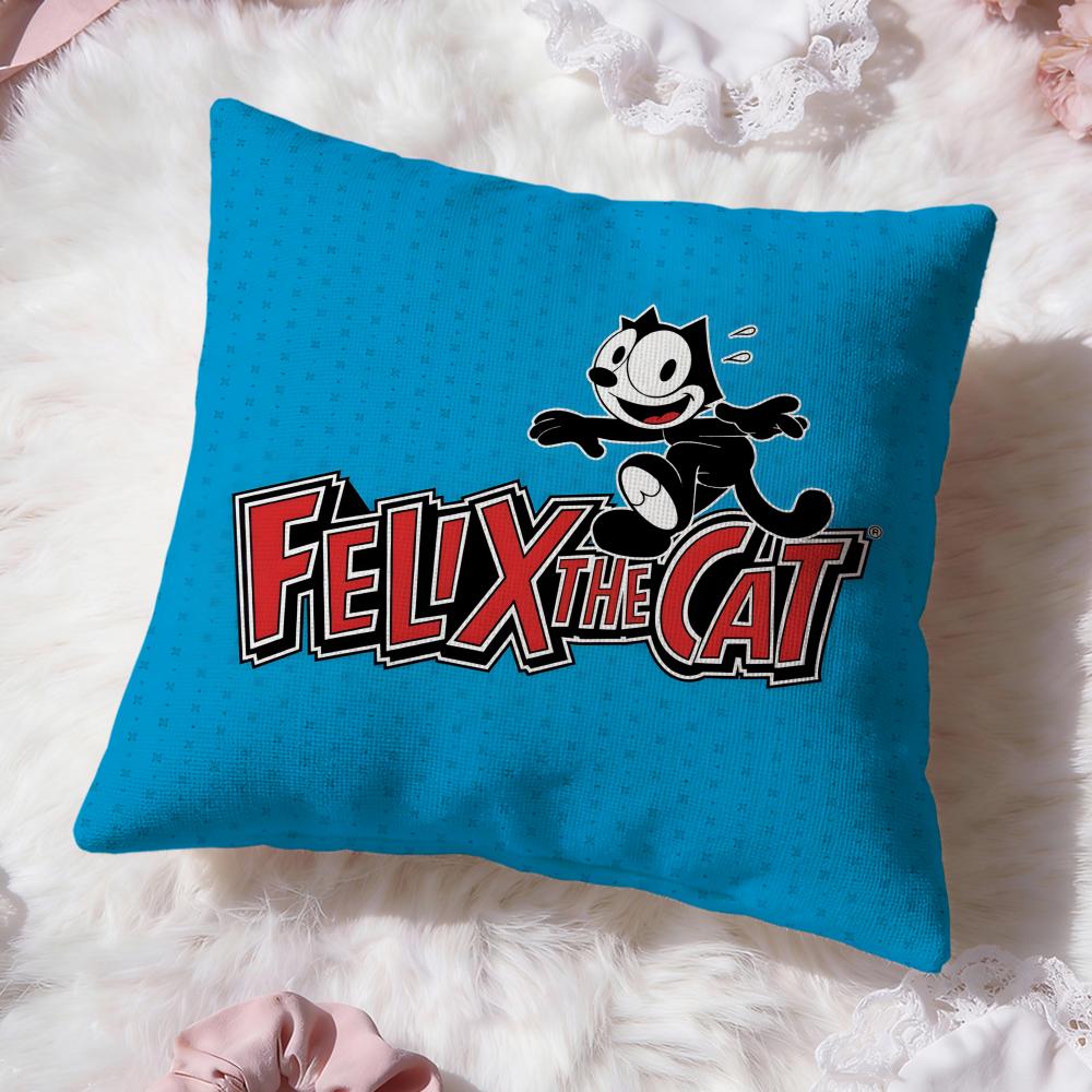 cute f-Felix the Cat Cushion Cover Premium Comfort Reversible Pillow Cove -Two in One Design for Any Room & Car Interior