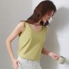 Loose and thin sling vest, women's cold silk cool feeling without chest pad, outer wear, summer thin bottom large size top