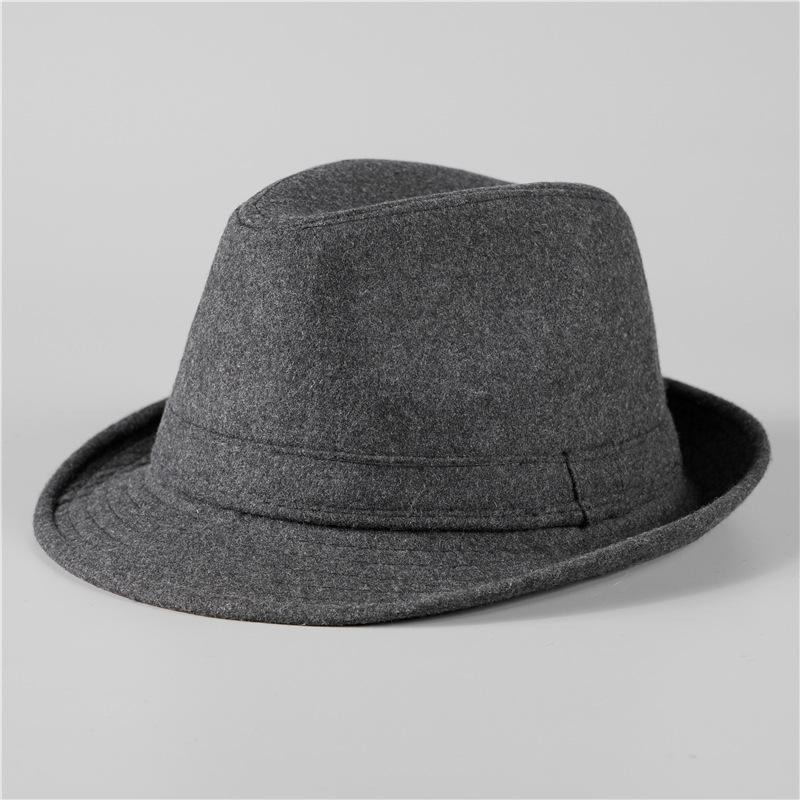 

Шляпа Мужская Весенне-Осенняя Цилиндр Мужская Шляпа Зимняя Шерстяная Теплая Шляпа Джентльмена Джазовая Шляпа Зимняя Старая Шляпа large head circumference (58-60cm)