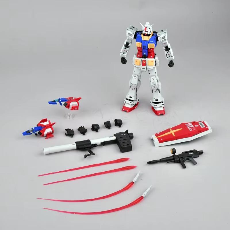 Panda Rg Enlarged Version 1/100 Rx-78-2 2.0 Assembly Model Kit Action Figure Desktop Ornament Gift Boys' Puzzle Toy Collectible