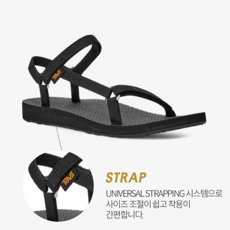 Teva Women S Lightweight Sandal Original univerSal Slim Stvf2510110 Blk