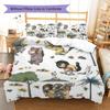 Where the Wild Things Are Pattern Bedding,Quilt Set Quilt Cover Pillowcase Home Birthday Gift(1 * Duvet Cover + 2 * Pillowcase, Without Core)
