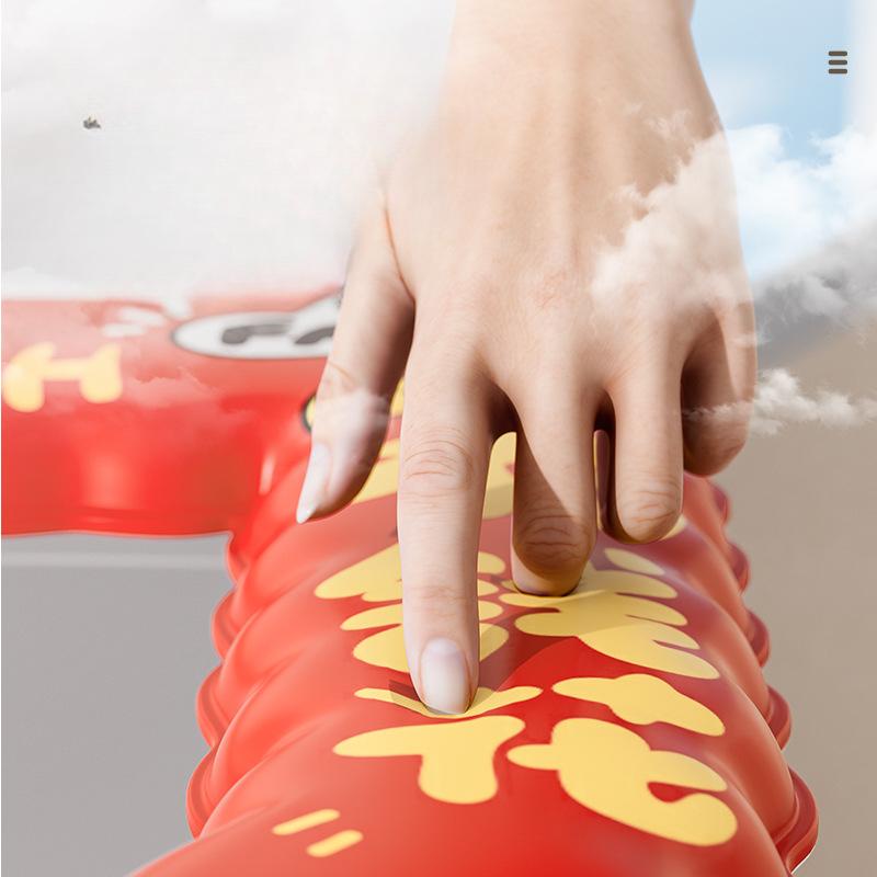 Maison Dessin Animé Imperméable Nouvel An Épaissi Modèles Vagues Tapis de Toilette Lavable