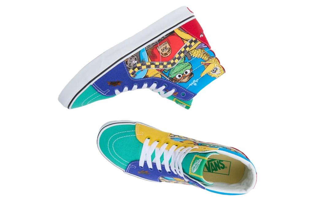 Sk8 Calle Sésamo x Vans-Hi 'Servicio de Taxis de Óscar' VN000D5IBMB