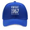 MAKEFGE Vintage  Distressed  Adjustable Unisex Hat with Retro Lettering Lightweight for Outdoo Sandwich Baseball Cap