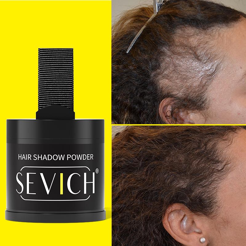 Poudre d'ombre à cheveux imperméable, poudre de contrôle des bords de ligne de cheveux, ombre de racine, maquillage, correcteur de cheveux