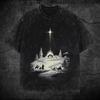 Star of Bethlehem Washed Shirt, Nativity Scene Hoodie, Christian Christmas Sweatshirt