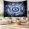 Chelsea FC Wall Tapestry, Soft Fabric Wall Hanging, Decorative Backdrop For Bedroom Home Wall Art