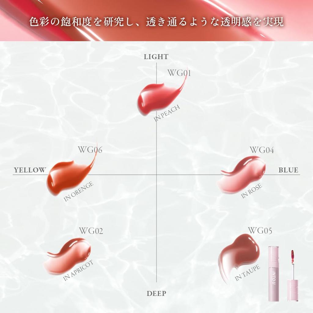 INTO U Juicy Pumping Gloss Lip Gloss Moisturizing Pink Brown Into (WG05 U)