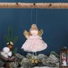 Reusable Textiles Angel Hanging Doll Ornamentation All Ages Safe Decors For Christmas Birthdays Special Event Decors