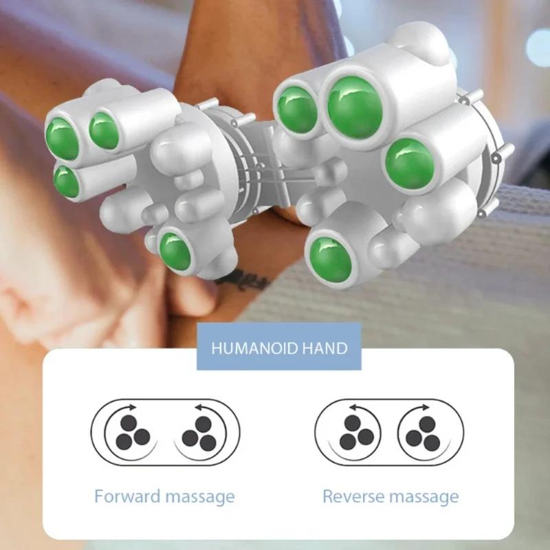 Home Hot Compress Shoulder, Neck, Waist, Back Kneading Massager Multifunctional Sitting and Lying Back Cervical Massage Pillow