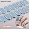 Zhengxiang Japanese Style UV Gel Nail Stickers - Solid Color, Semi-Cured, Popular Light Curing Design