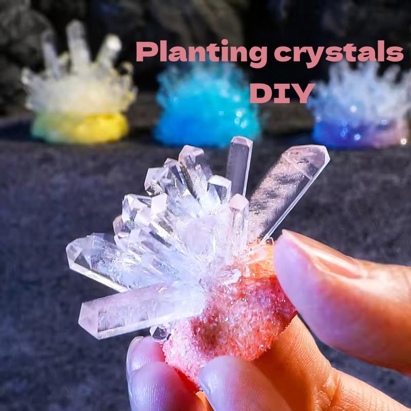Discover Intime Crystal Planting Diy Scientific Experiment Set, Fun Parent-Child Communication, Chemical Experiment, Crystallization Principle