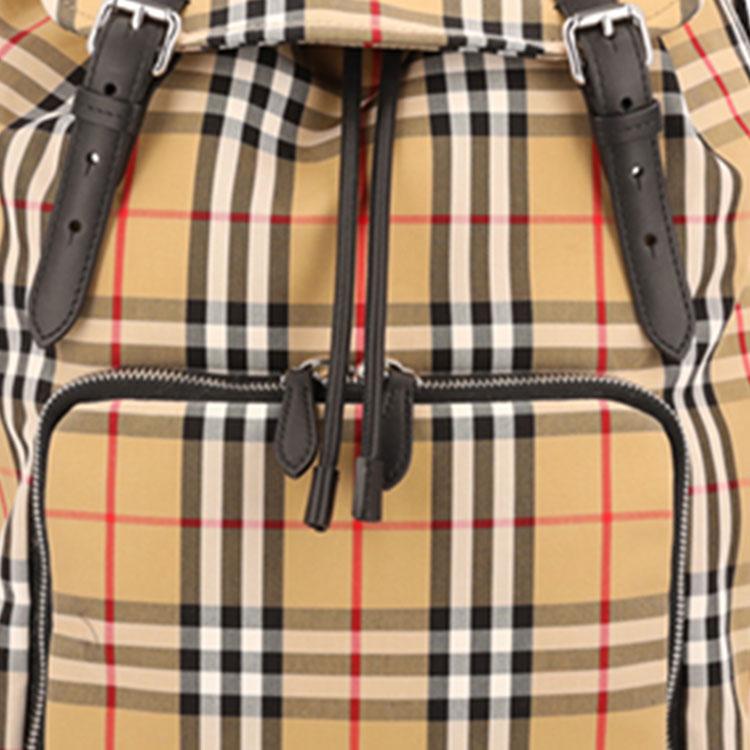 Burberry Karostoff Rucksack Damenrucksack Gelb 80814761