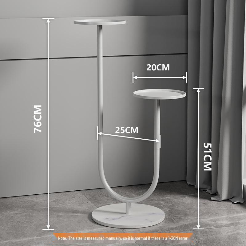 Moderno Semplice Porta Vasi a Più Strati da Pavimento per Decorazione Interna e da Balcone