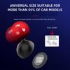DIY Lucky Number Car Start Button Push Start Auto Ignition Button Cover Auto One-Touch Button Rocker Car Engine Push Start Stop
