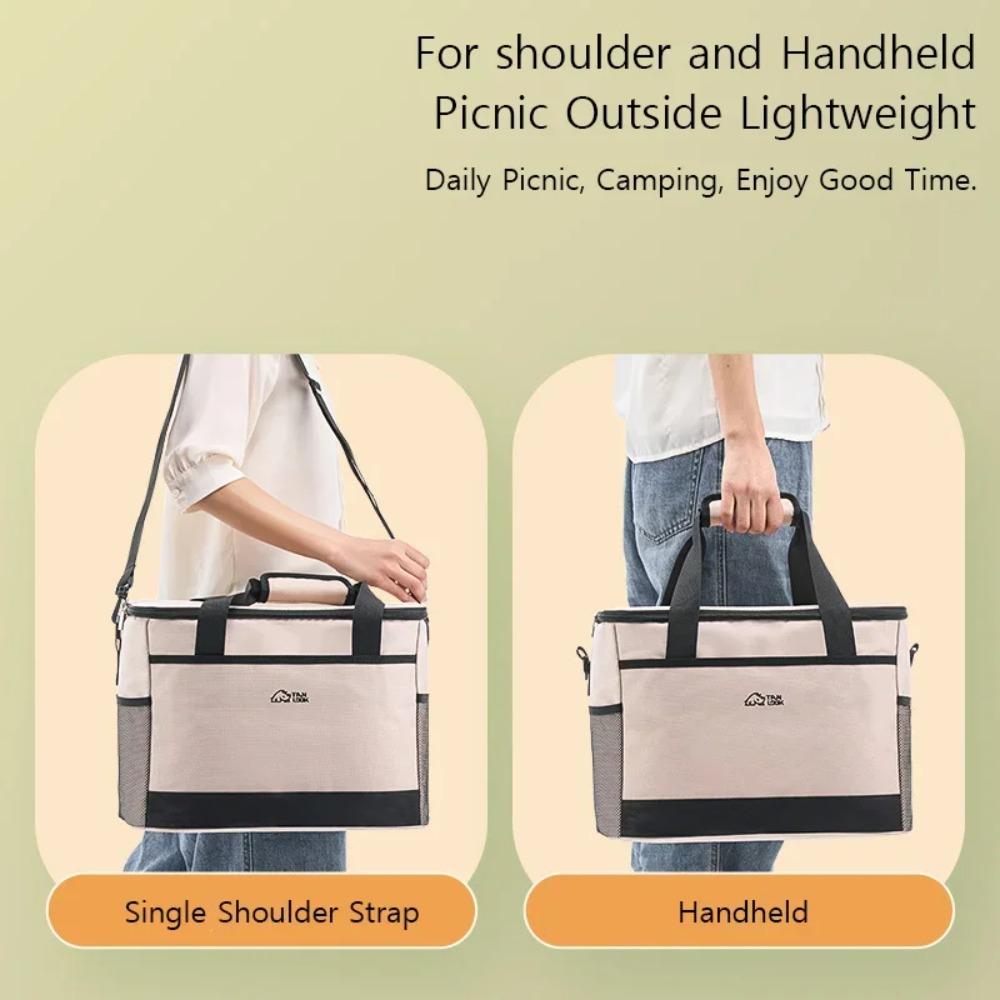 Insulated Thermal Cooler Bag Large Capacity Portable Car Refrigerator Ice Pack Outdoor Food Delivery Box Home Cold Retention