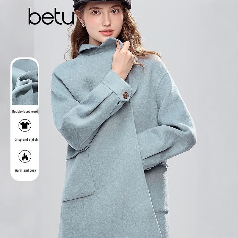 

Betu Women s 2025 Winter Commuter 65.8% Wool Blend Coat (25N2311T19) S