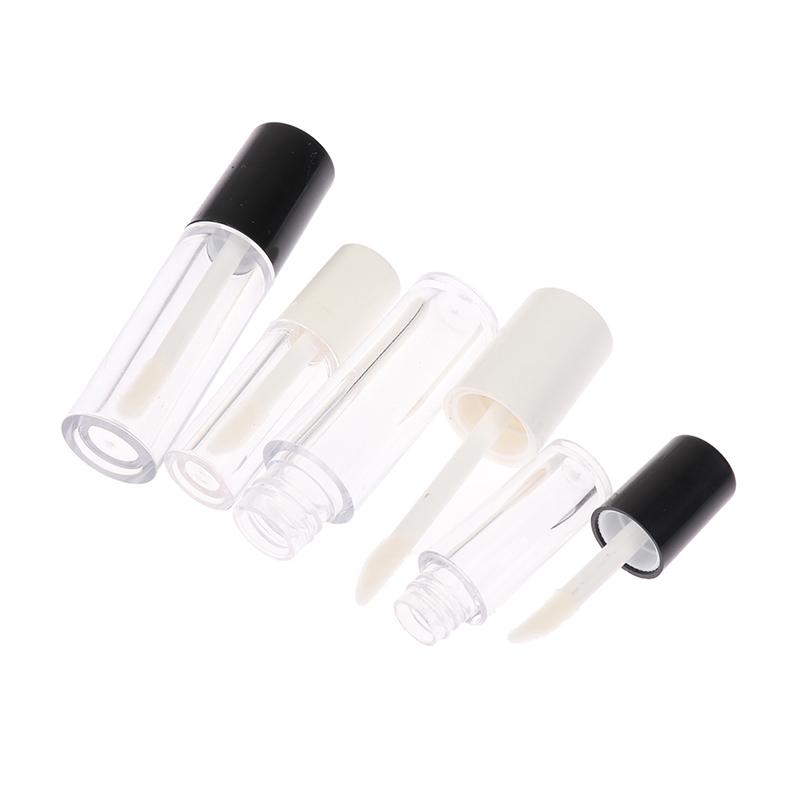 Empty Lip Gloss Tube Refillable Plastic Lip Glaze Lipstick Sample Bottle
