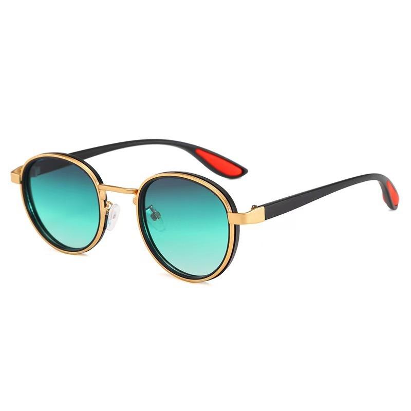 New steampunk sunglasses European and American fashion sunglasses men's sun protection travel hip-hop glasses