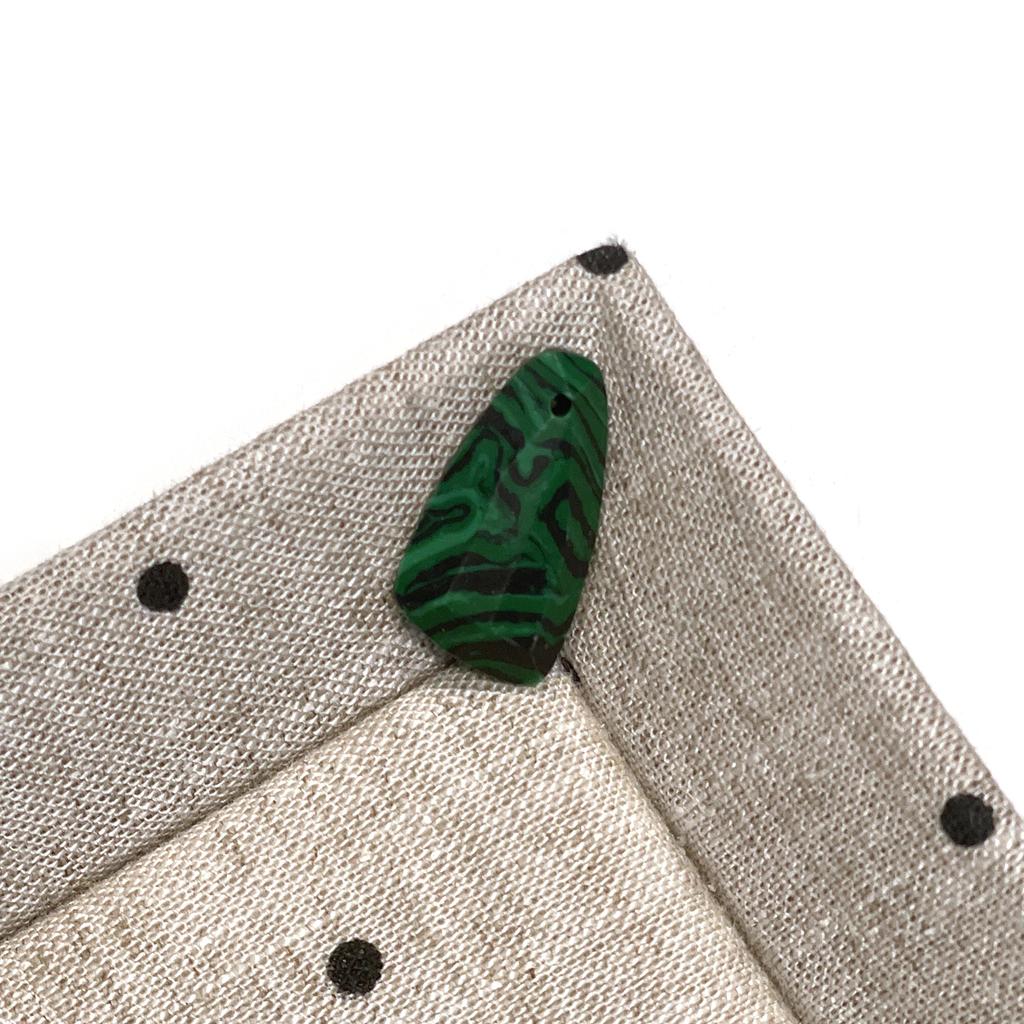 2 Pcs Reiki Healing Natural Stone Trapezoid Faceted Pendants 12x22mm, Drilled Gemstone Charms for DIY Necklace Jewelry Making Supplies