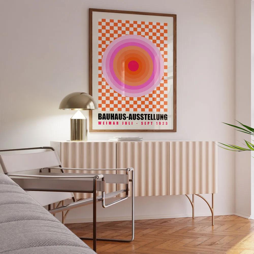 Modernist Bauhaus Geometric Canvas Poster Living Room Wall Art Retro Prints Mid Century Home Decorative Wall Art Painting