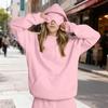 Sweats à capuche avec coussin pour les yeux intégré pour femmes hommes unisexe Sweat-shirt surdimensionné Pulls pour voyage avion avec poche pour dormir