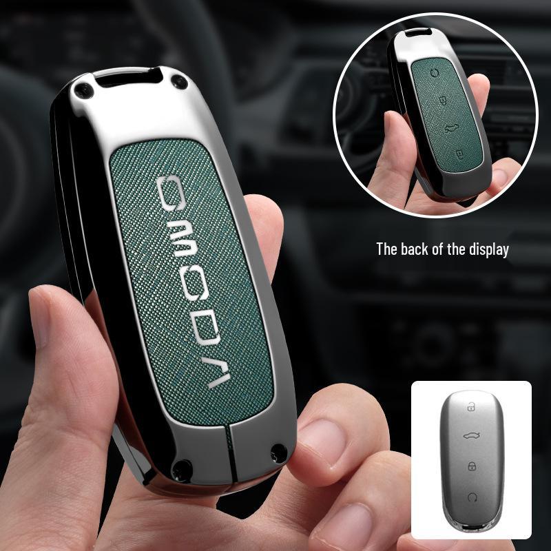 OMODA 5 High-End Key Case - Fashionable Buckle Shell Car Accessory for Men and Women (2023)