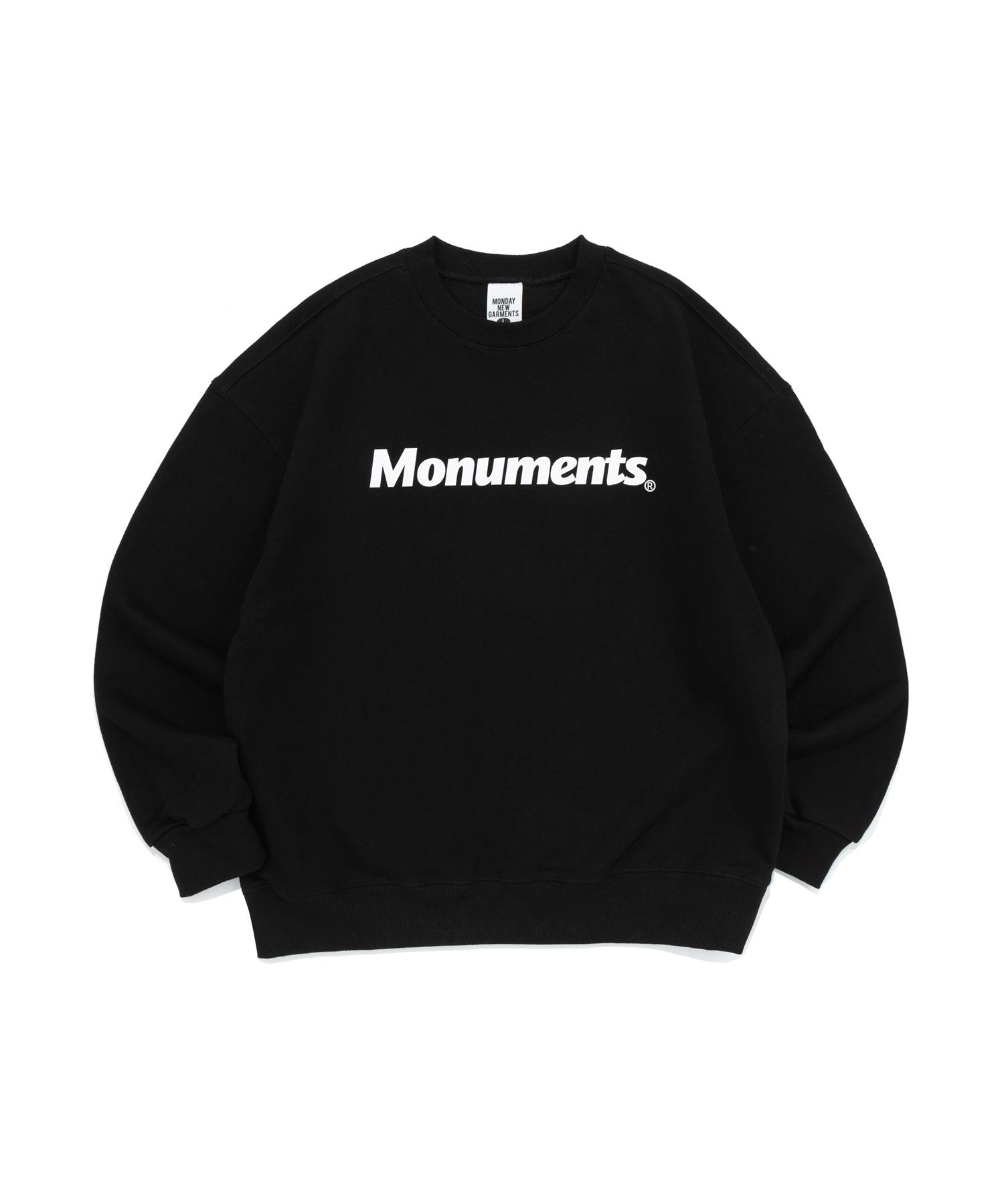 Толстовка с логотипом Monument Og (черный) Black/S