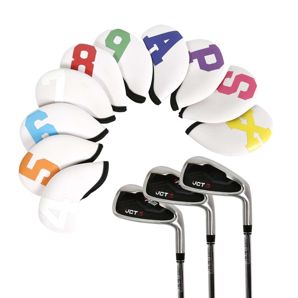 Cover With Number Design Golf Iron Headcover Golf Iron Covers Set Golf Head Cover Protector Case
