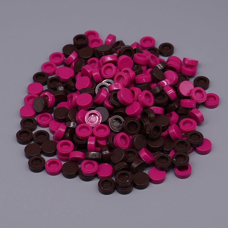 Handmade 10g Multicolor Round Building Blocks for DIY Projects with Meat-Filled Granules