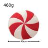 Classic Xmas Candy Plush Toys Xmas round Pillow Red Pink Lollipop Pillow Gingerbread House Doll Xmas Home Decor Kid Xmas Gift