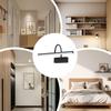 Lights For Pictures On Wall Rechargeable Art Lights For Wall With Remote Wireless 3 Color Modes Dimmable LED Sconce Lamp With