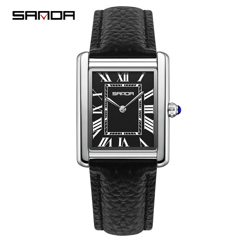

OFNS Retro Fashion Quartz Couple Watch: High-End Feel, Diamond-Set, Roman Numerals, Waterproof, Unisex.