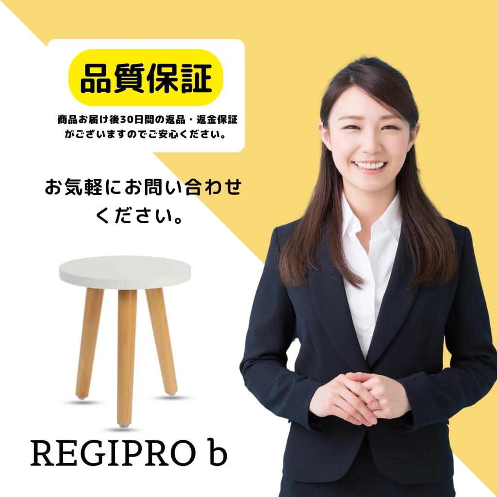 RegiProb Wooden Mini Flower Stand for Indoor Use Assembled White Brown M-20 &