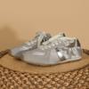 2025 summer new casual women's shoes soft sole not tired feet sweet wind sports casual shoes satin high-end shoes