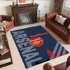 Arsenal Customize Your Name Floor Rug Office Rug Design for Outdoor Balcony Foyer Playrooms Anti-slip Rug Anime Office Decor