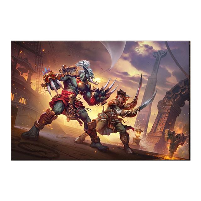 Klasická oblíbená hra World of Warcraft Umělecká díla Plakáty a obrazy Nástěnné malby na plátně Obraz Chlapec Herna Domácí dekorace Bez rámu