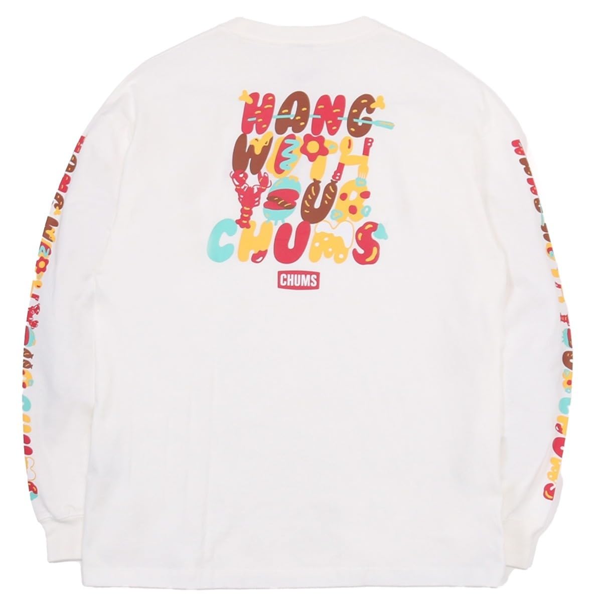 

Oversized On The Grill White [Chums] T-Shirt L/S T-Shirt Men s білий
