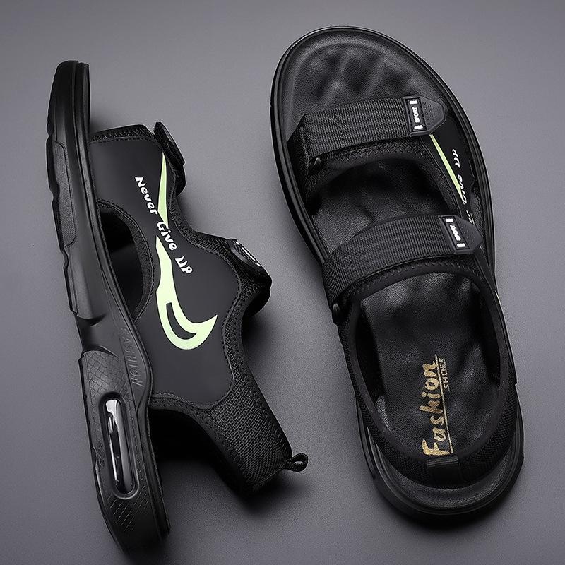 Air Cushion Sandals Men's Summer Men's Sports Beach Shoes Non-slip Summer Cool Slippers