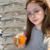 Ins Trendy Small Oval Metal Frame Eye Glasses Women Men Korean Fashion Retro Gold Silver Color Eyewear Anti Blue Light Glasses