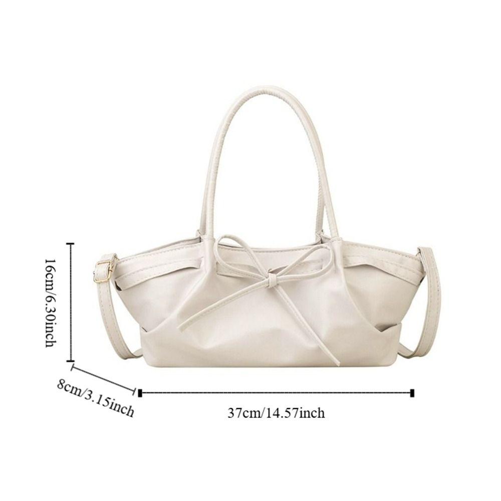 Designer Bow Cross Body Bag Gentle Women's Tote Bag Fashionable Bowknot Bucket Bag Ladies
