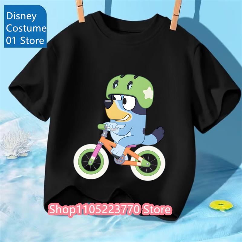 Cartoon Kids T-Shirt Short Sleeve Print Comfortable for Boys and Girls Daily Use